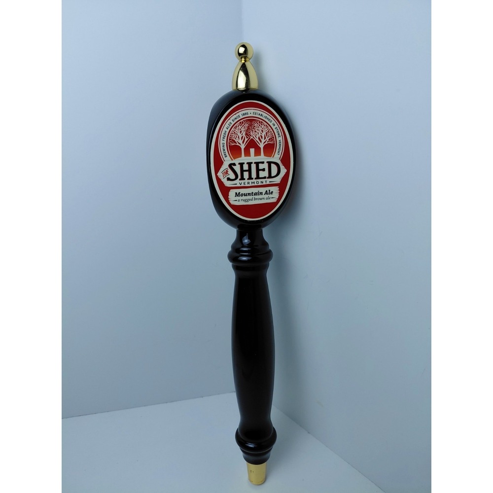 The SHED Brewery - MOUNTAIN ALE Vermont Beer Bar TAP HANDLE KNOB 14.5" Mancave
